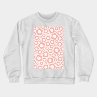 Funky Floral Pattern II in Pink Crewneck Sweatshirt